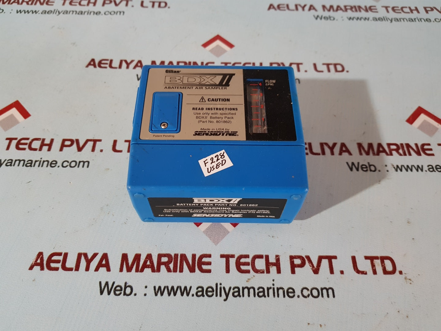 Sensidyne gilian bdx II 801862 abatement air sampler pump