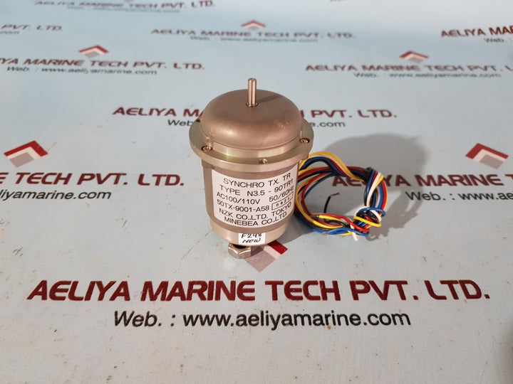 Minebea n3.5-90tr1 tx.tr synchro motor ac100/110v 50/60hz