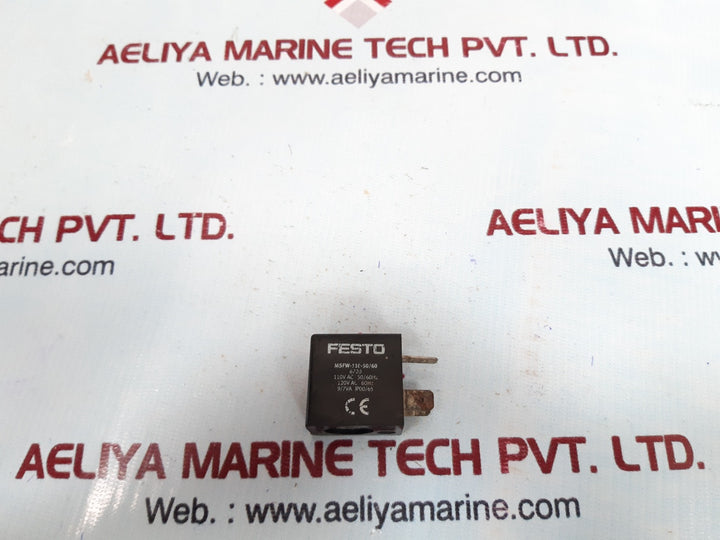 Festo msfw-110-50/60 solenoid coil 110vac 50/60hz 