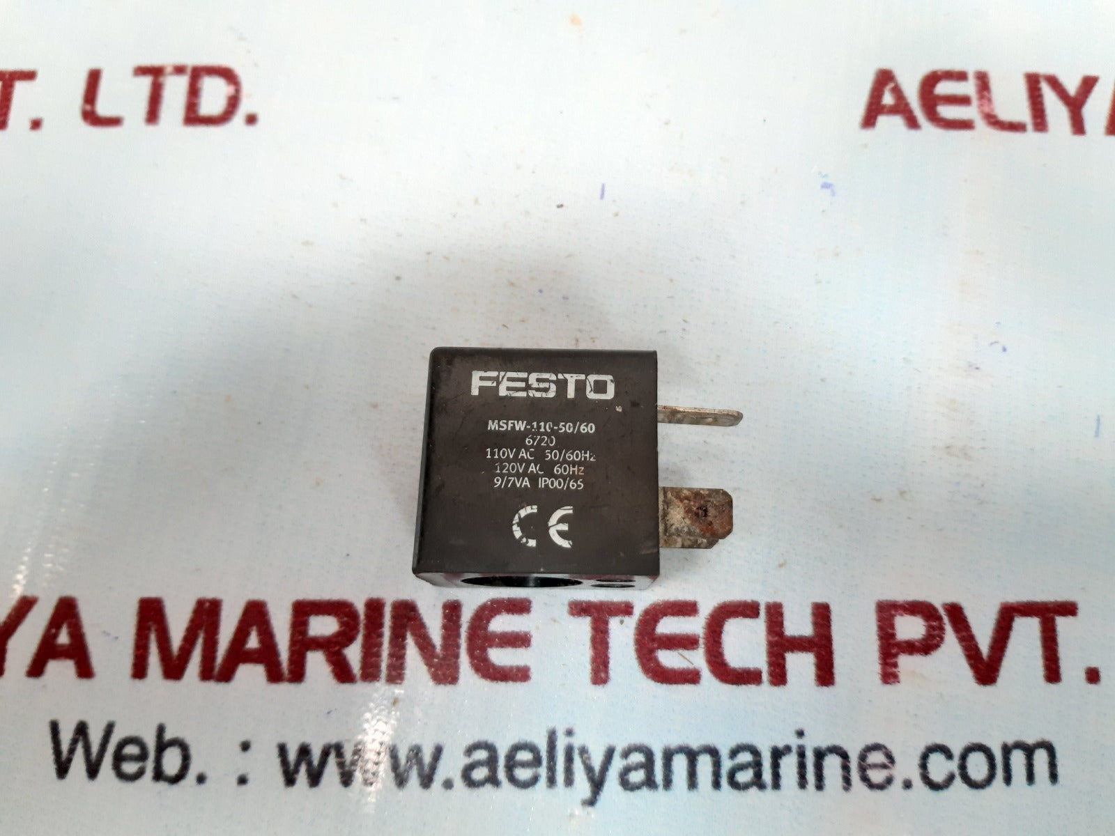 Festo msfw-110-50/60 solenoid coil 110vac 50/60hz 