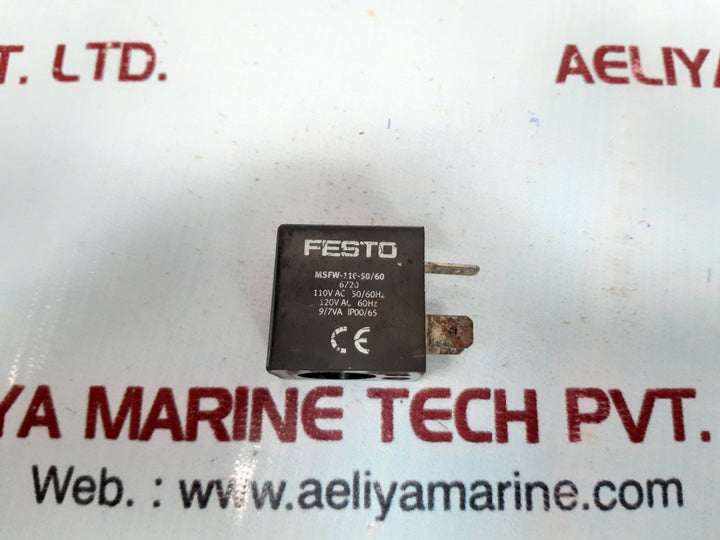 Festo msfw-110-50/60 solenoid coil 110vac 50/60hz 