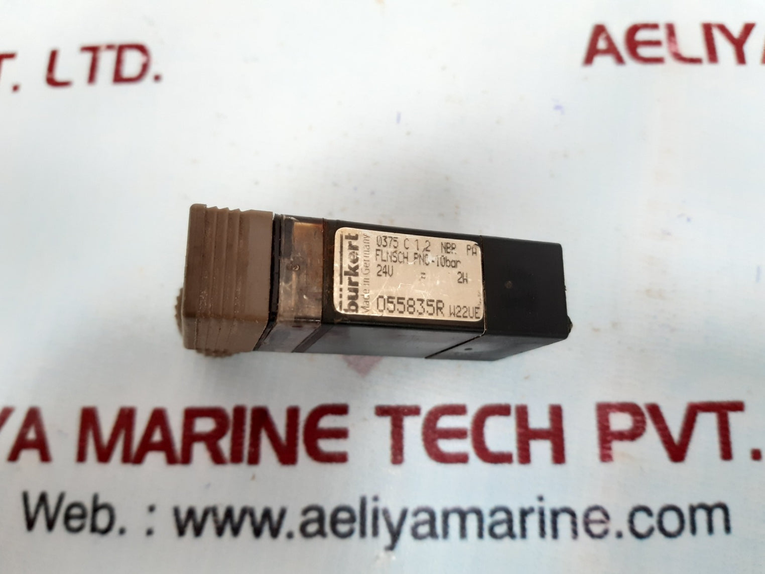 Burkert 055835r solenois valve