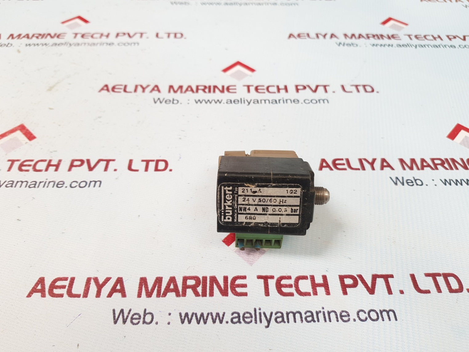 Burkert 211a solenoid valve 24v 50/60hz 