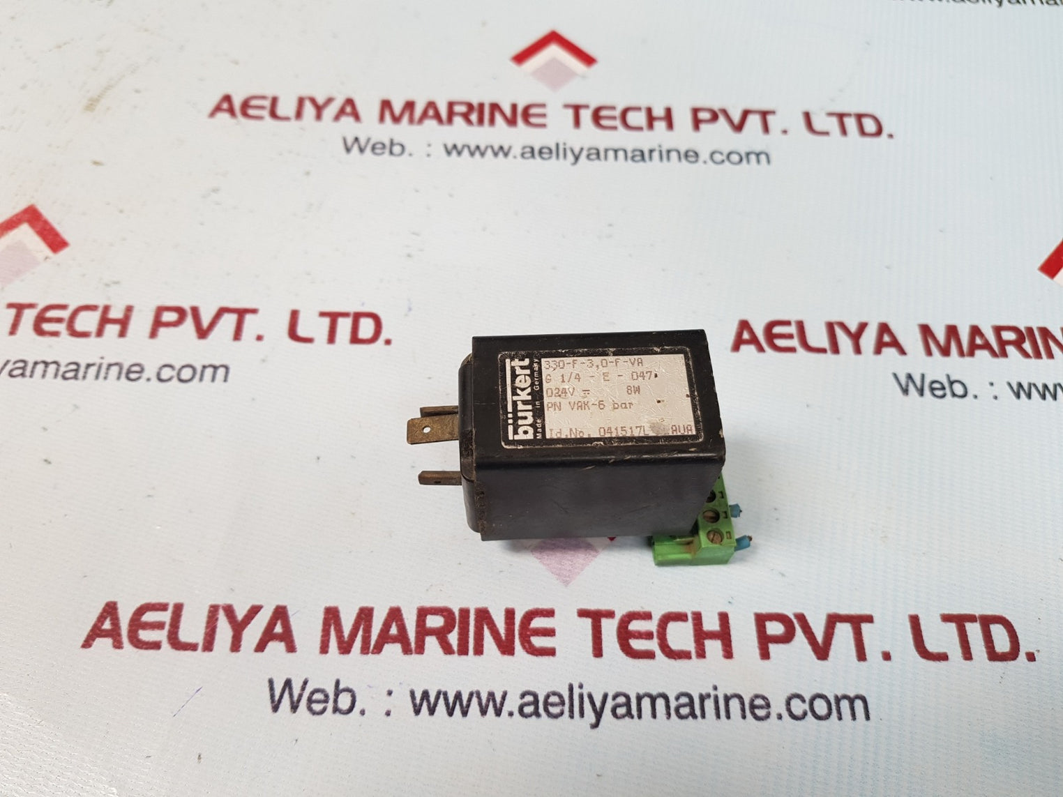 Burkert 330-f-3.0-f-va solenoid valve