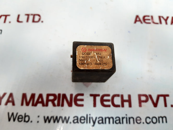 Norgren code 18j coil 110/120v~2.5va