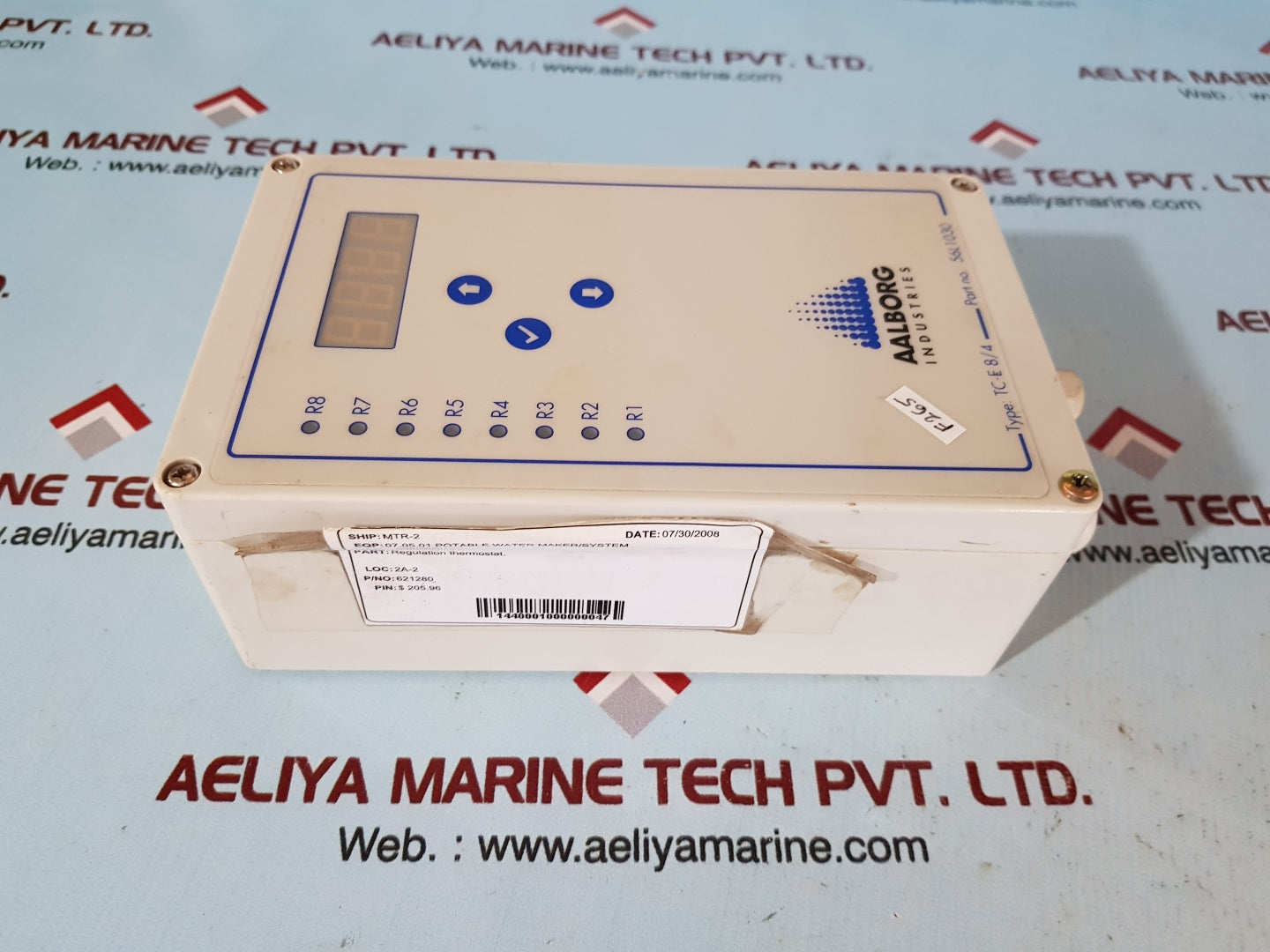 Aalborg tc-e 8/4 electronic thermostat 56l1030