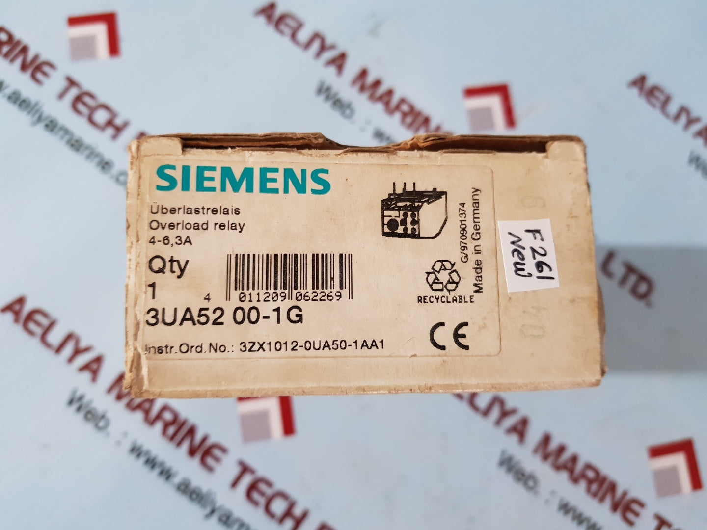 Siemens 3ua52 00-1g 4-6,3a overload relay