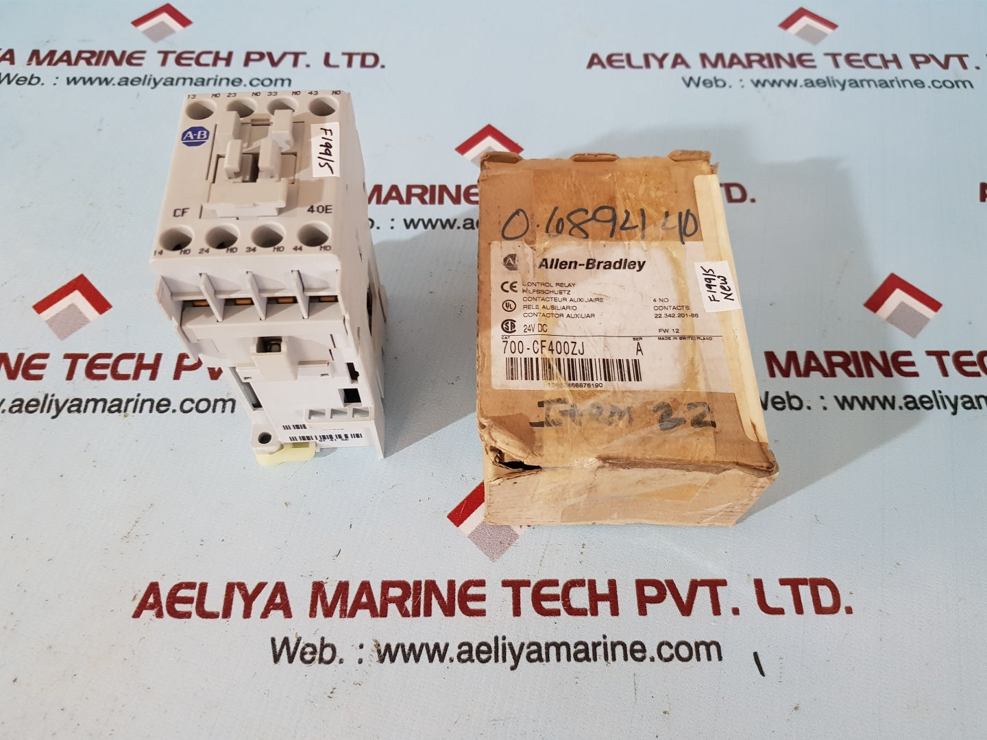 Allen-bradley 700-cf400zj control relay ser.A
