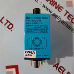 Idec rte-p11 electronic timer 24vdc/dc