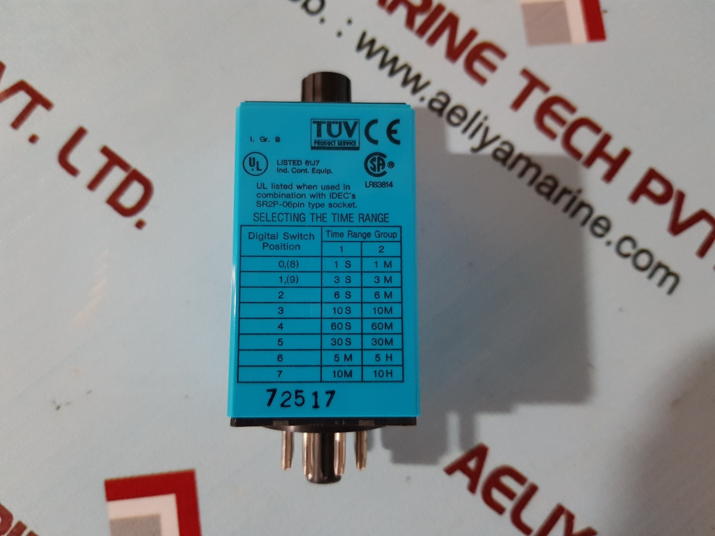 Idec rte-p11 electronic timer 24vdc/dc