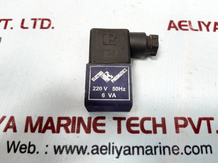 Electro pneumatics 220 v 50hz solenoid valve coil 6 va