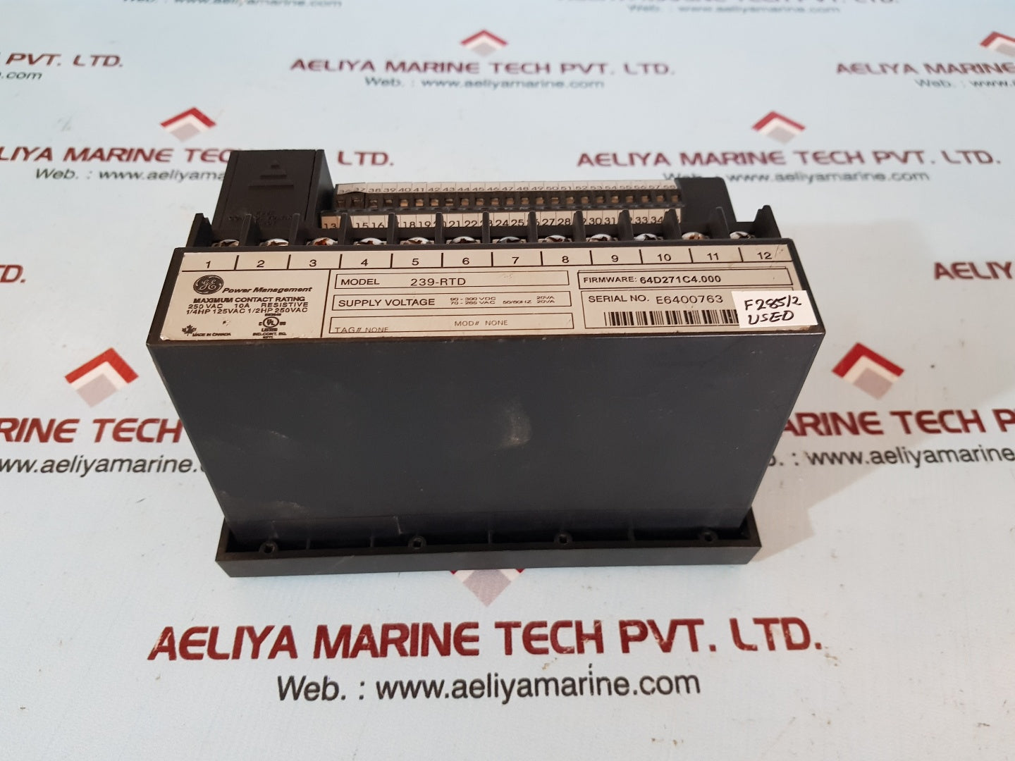 Ge multin 239-rtd motor protection relay