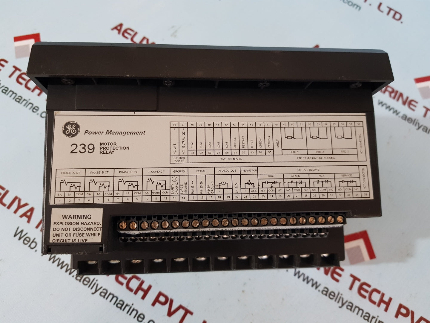 Ge multin 239-rtd motor protection relay