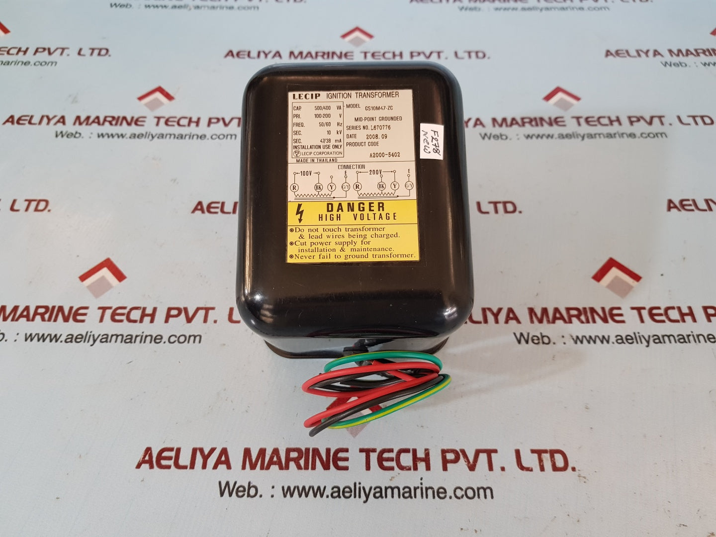 Lecip gs10m47-zc ignition transformer