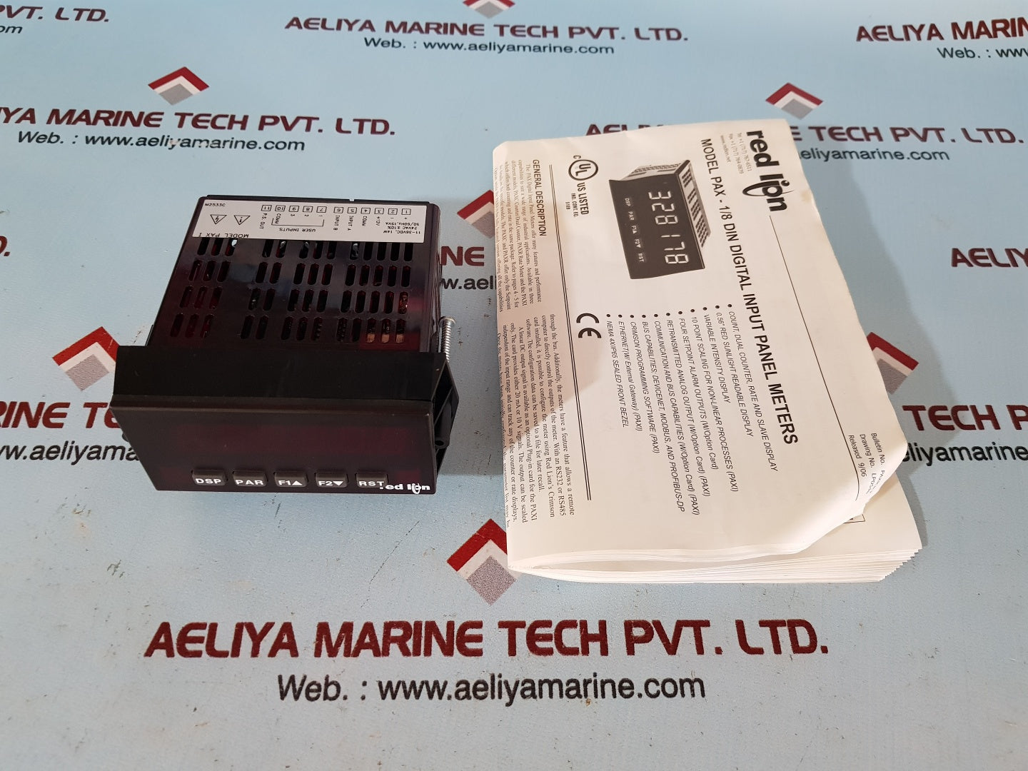 Red lion paxi0010 digital input panel meters