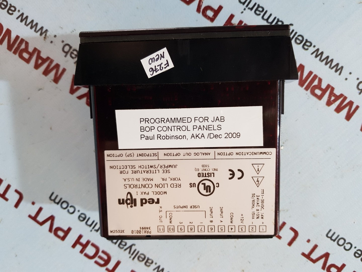 Red lion paxi0010 digital input panel meters