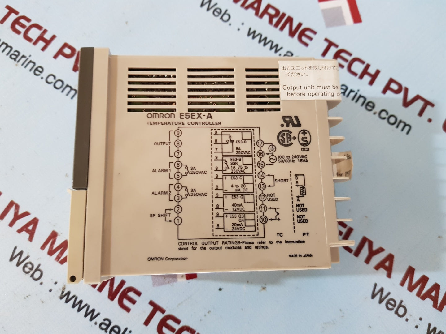 Omron e5ex-a temperature controller