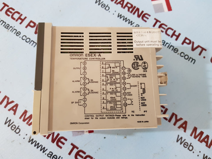 Omron e5ex-a temperature controller