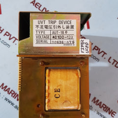 Terasaki aut-1bd uvt trip device ac100-120