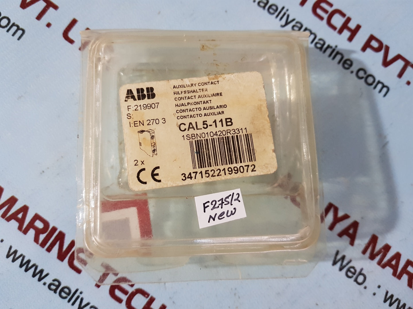 Abb cal5-11b auxiliary contact