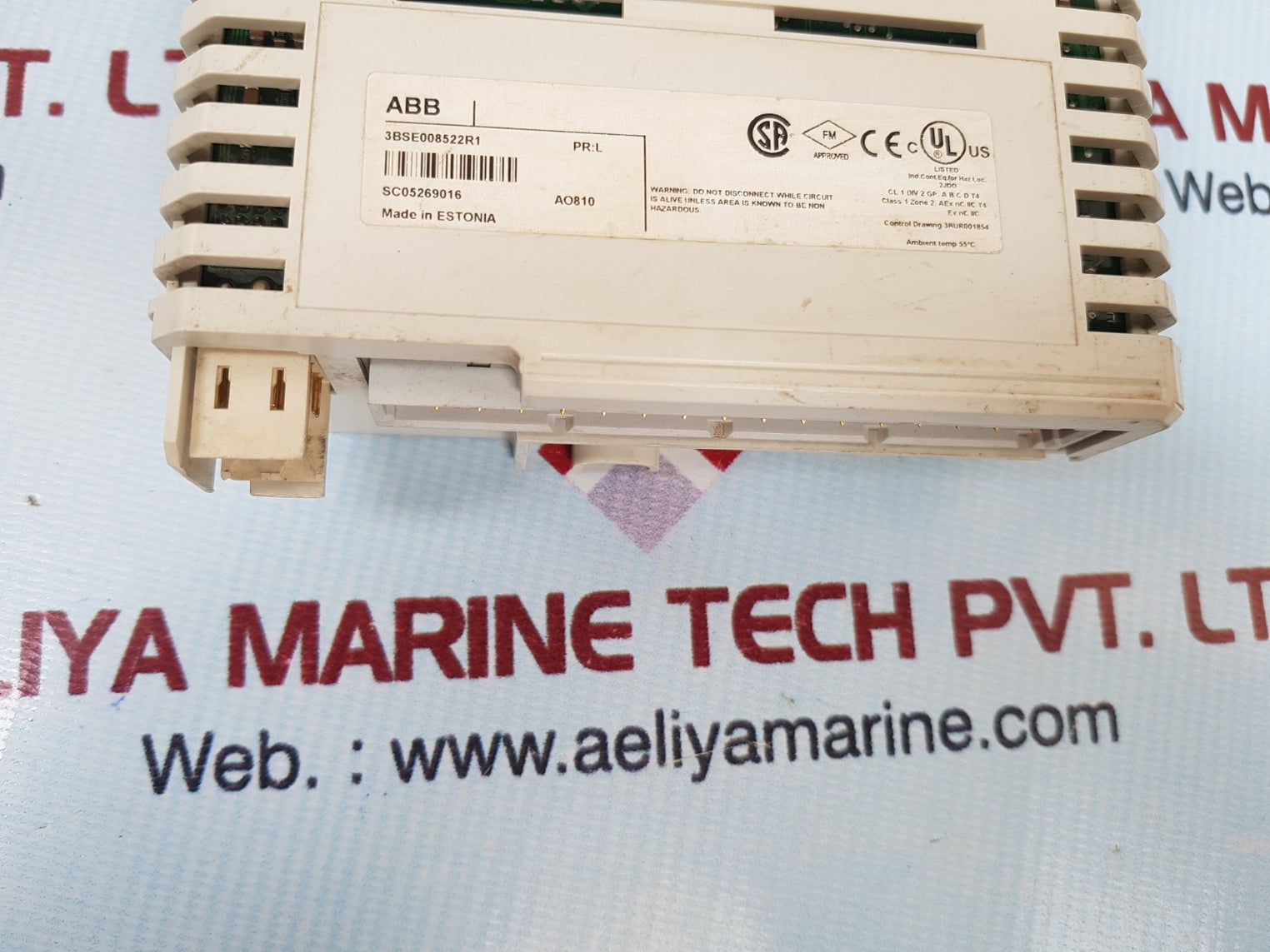 Abb ao810 3bse008522r1 analog output module