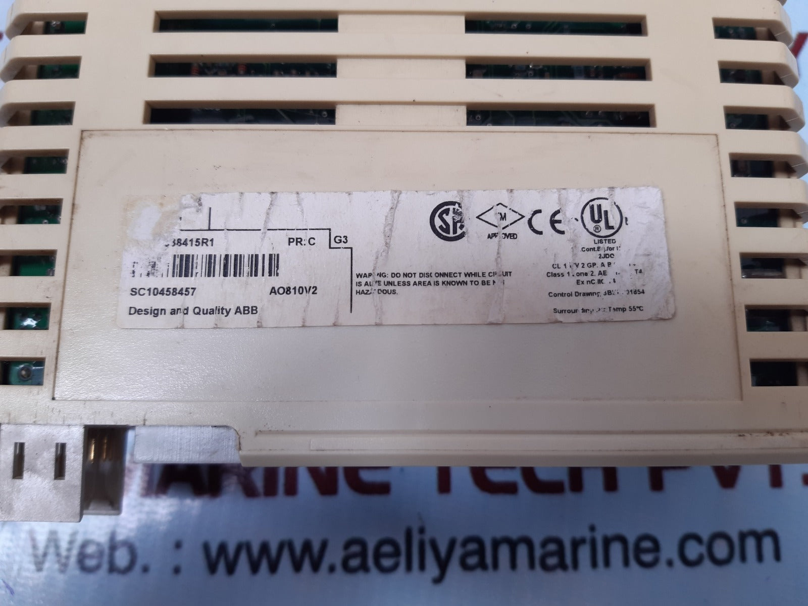 Abb ao810 analog output module pr.C