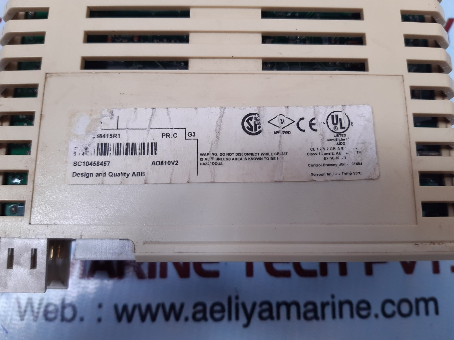 Abb ao810 analog output module pr.C