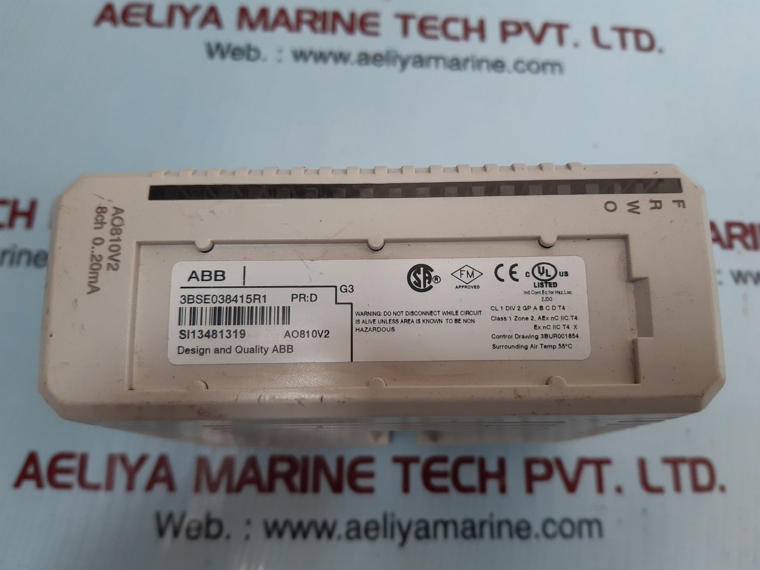 Abb ao810v2 output module 3bse038415r1
