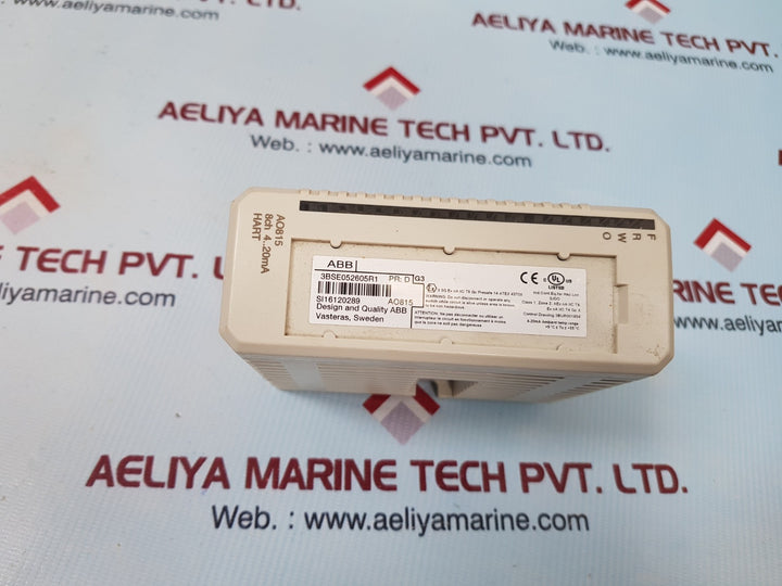 Abb ao815 3bse052605r1 analog output module pr:d 