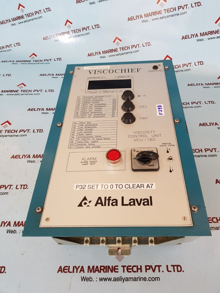 Alfa laval vcu-160 viscosity control unit