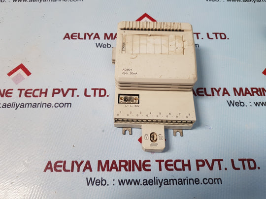 Abb ao801 3bse020514r1 analog output module pr: H