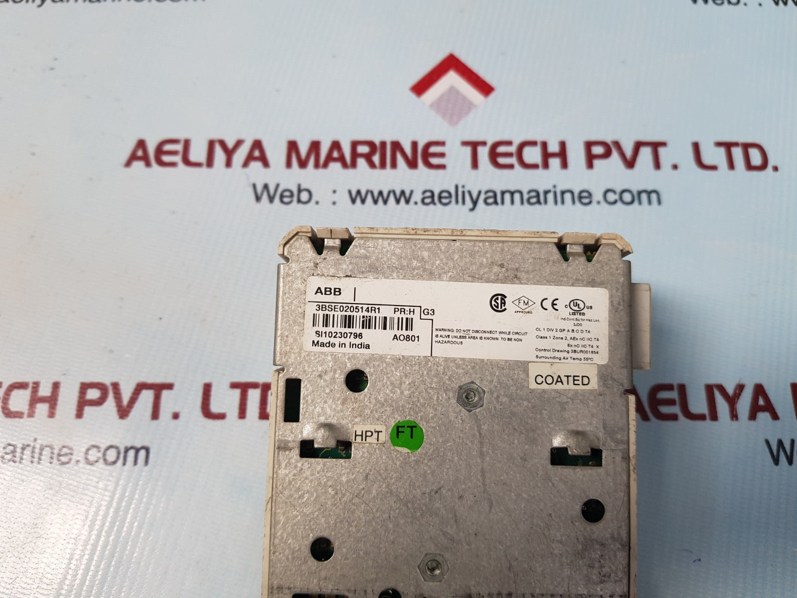 Abb ao801 3bse020514r1 analog output module pr: H