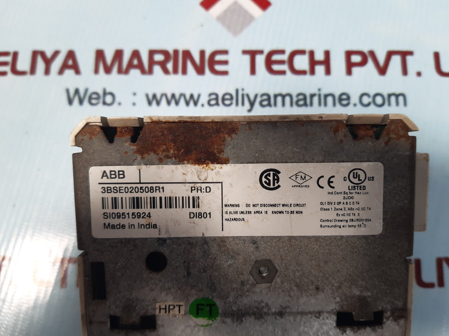 Abb di801 3bse020508r1 digital input module pr:d Used One