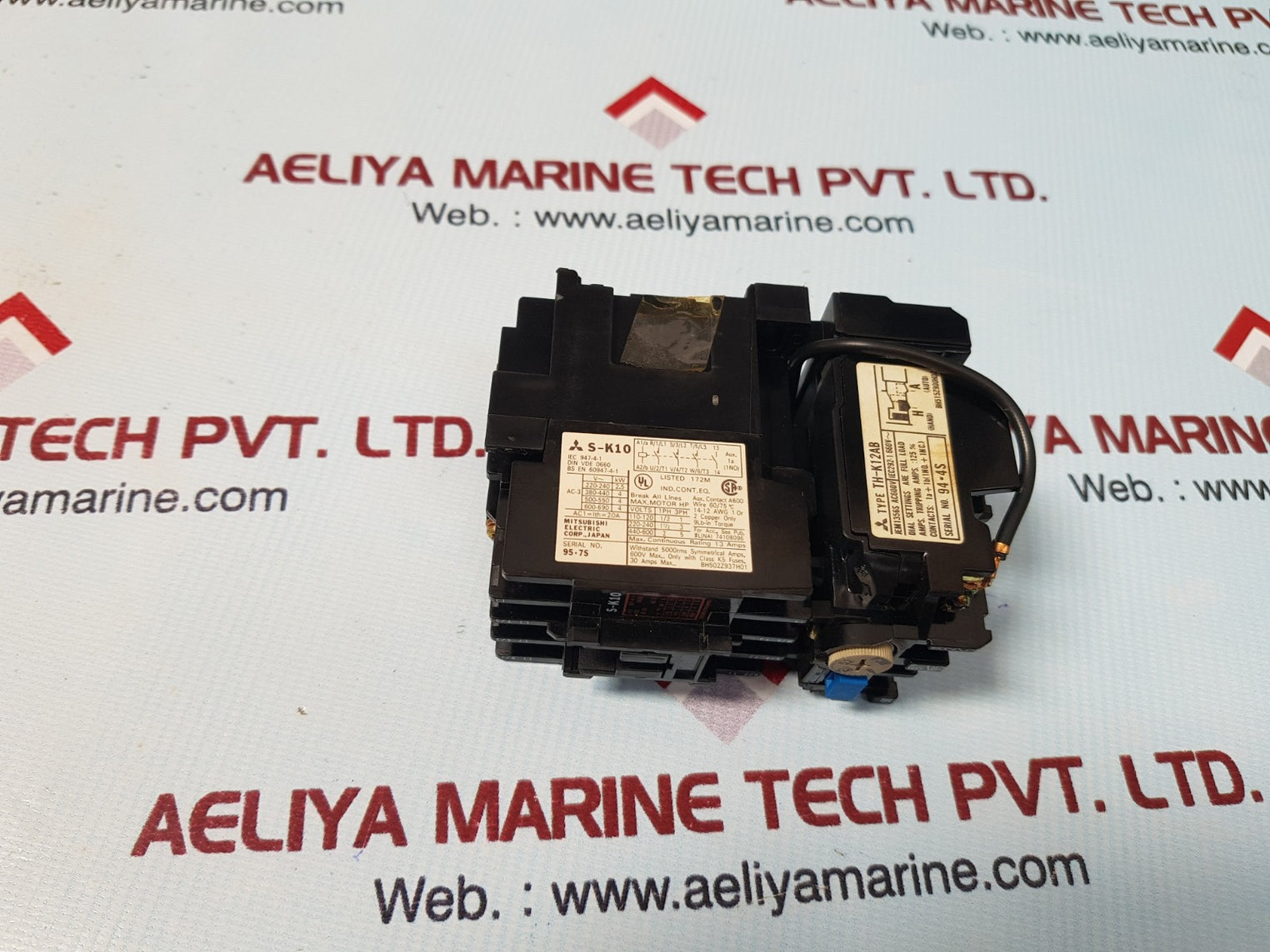 Mitsubishi s-k10 contactor with th-k12ab relay 