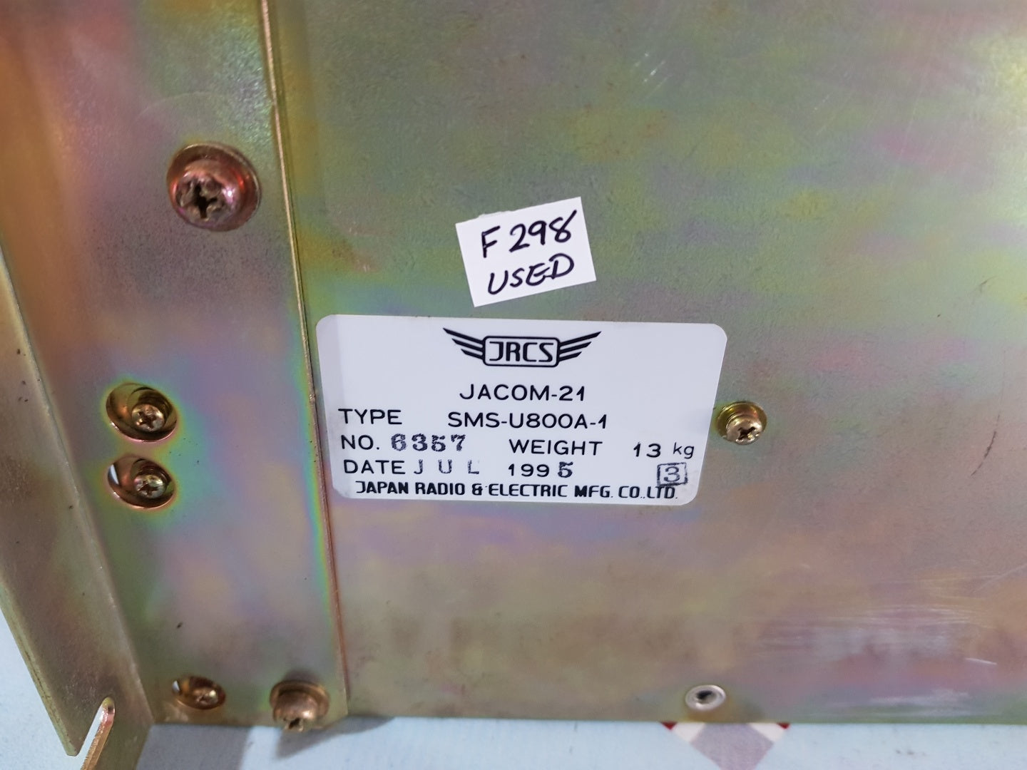 Jrcs jacom-21 jmc-sms-25 automatic generator controller