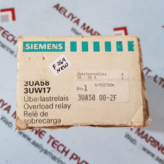 Siemens 3ua58-00 2f 32-50a overload relay