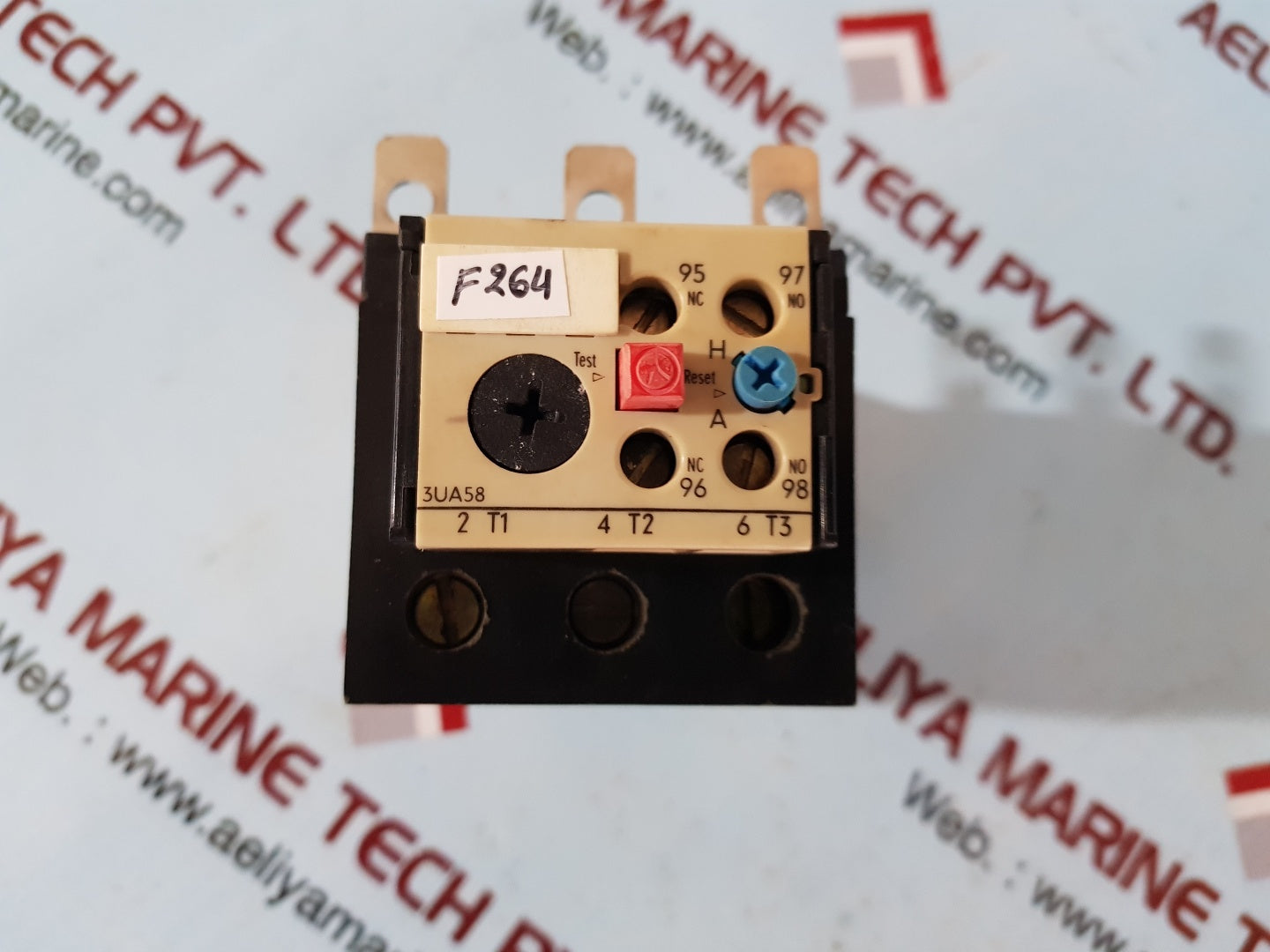 Siemens 3ua58-00 2f 32-50a overload relay