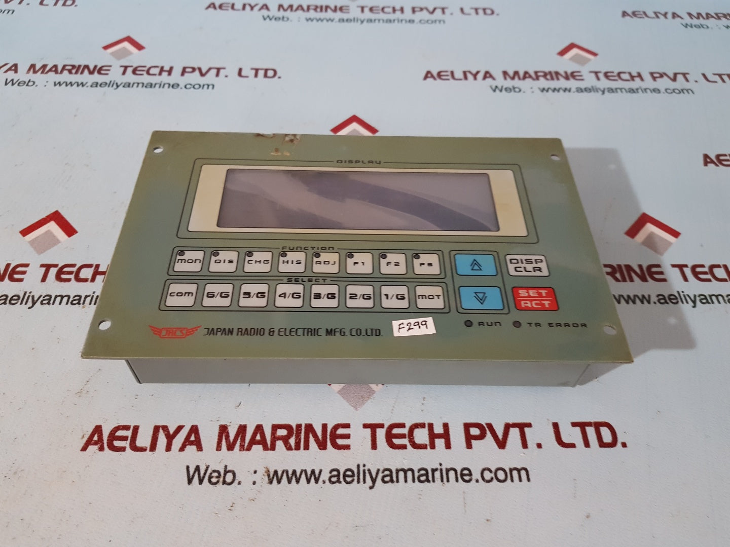 Jrcs sms-u850a-1 operation panel