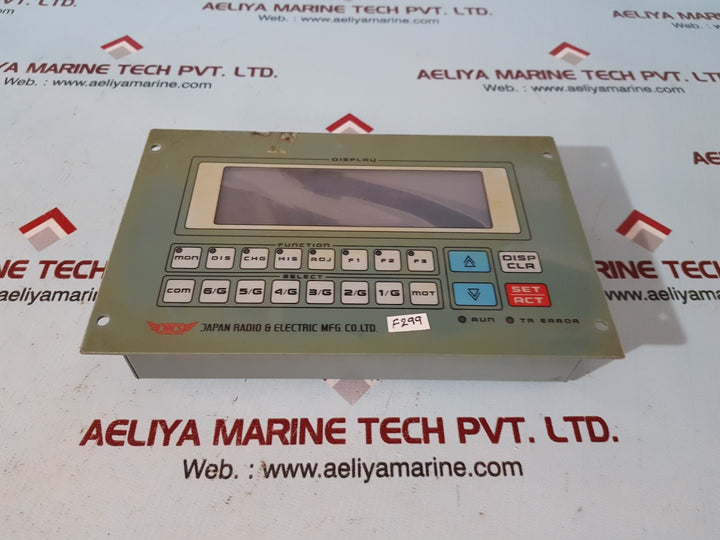 Jrcs sms-u850a-1 operation panel