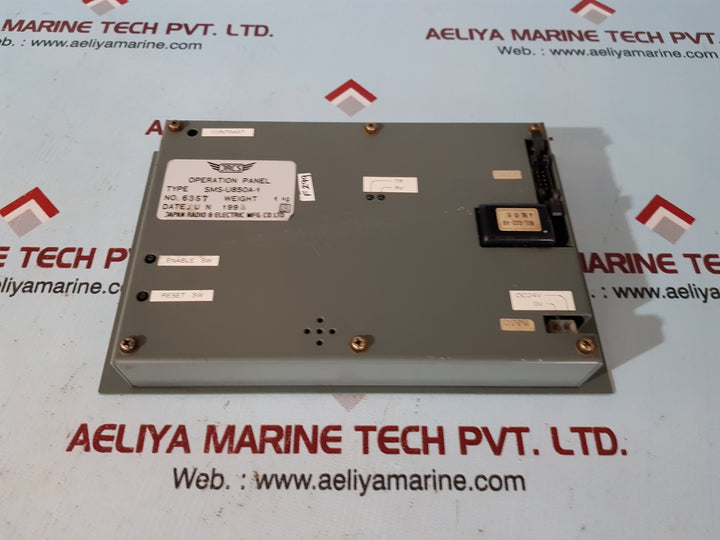 Jrcs sms-u850a-1 operation panel