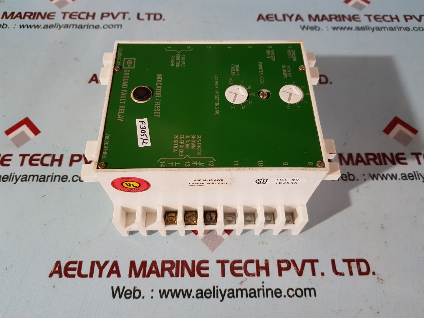 Cutler-hammer 1293C47G12 Ground Fault Relay 7802C97H06
