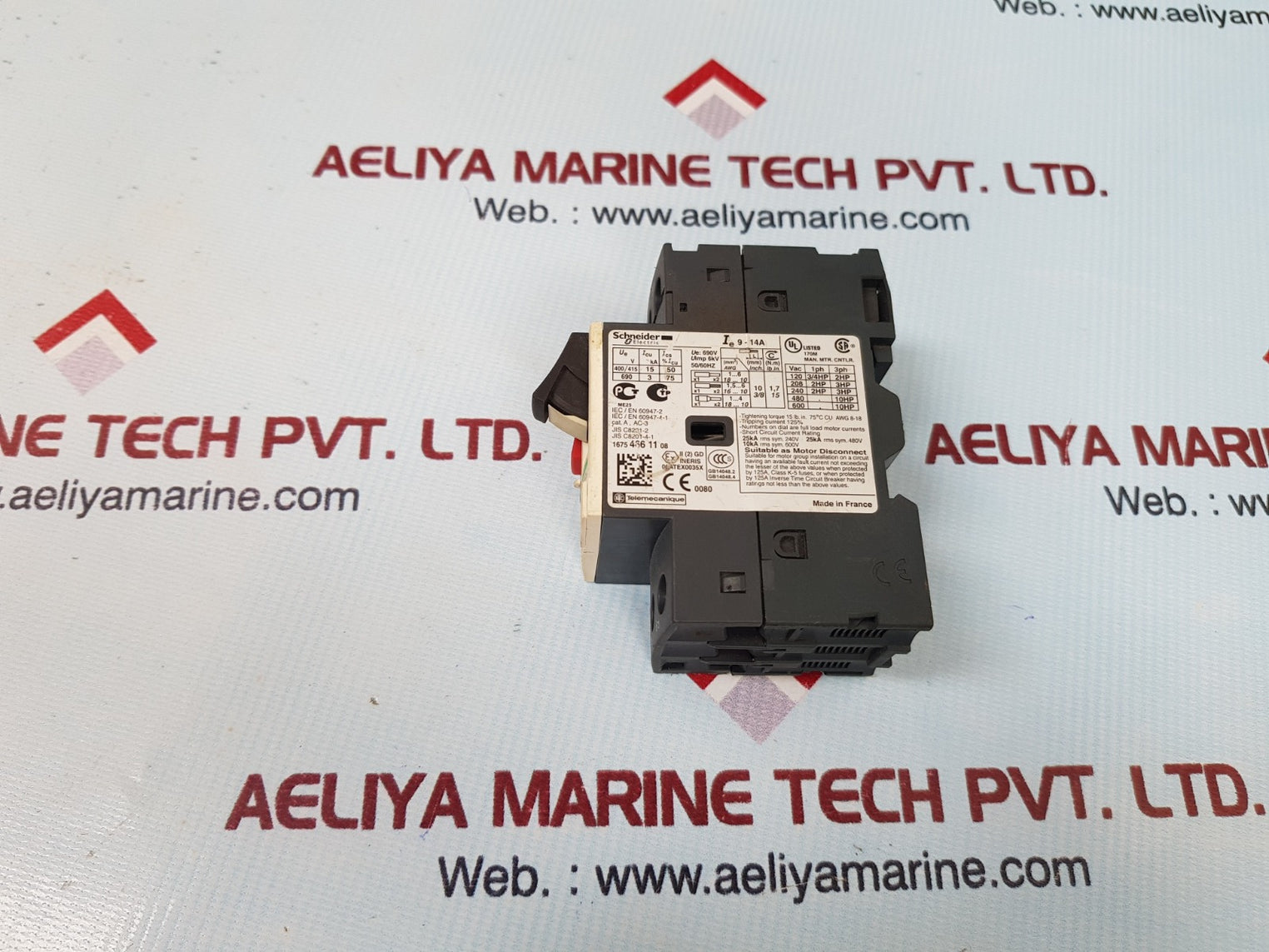 Schneider gv2me16 motor circuit breaker 
