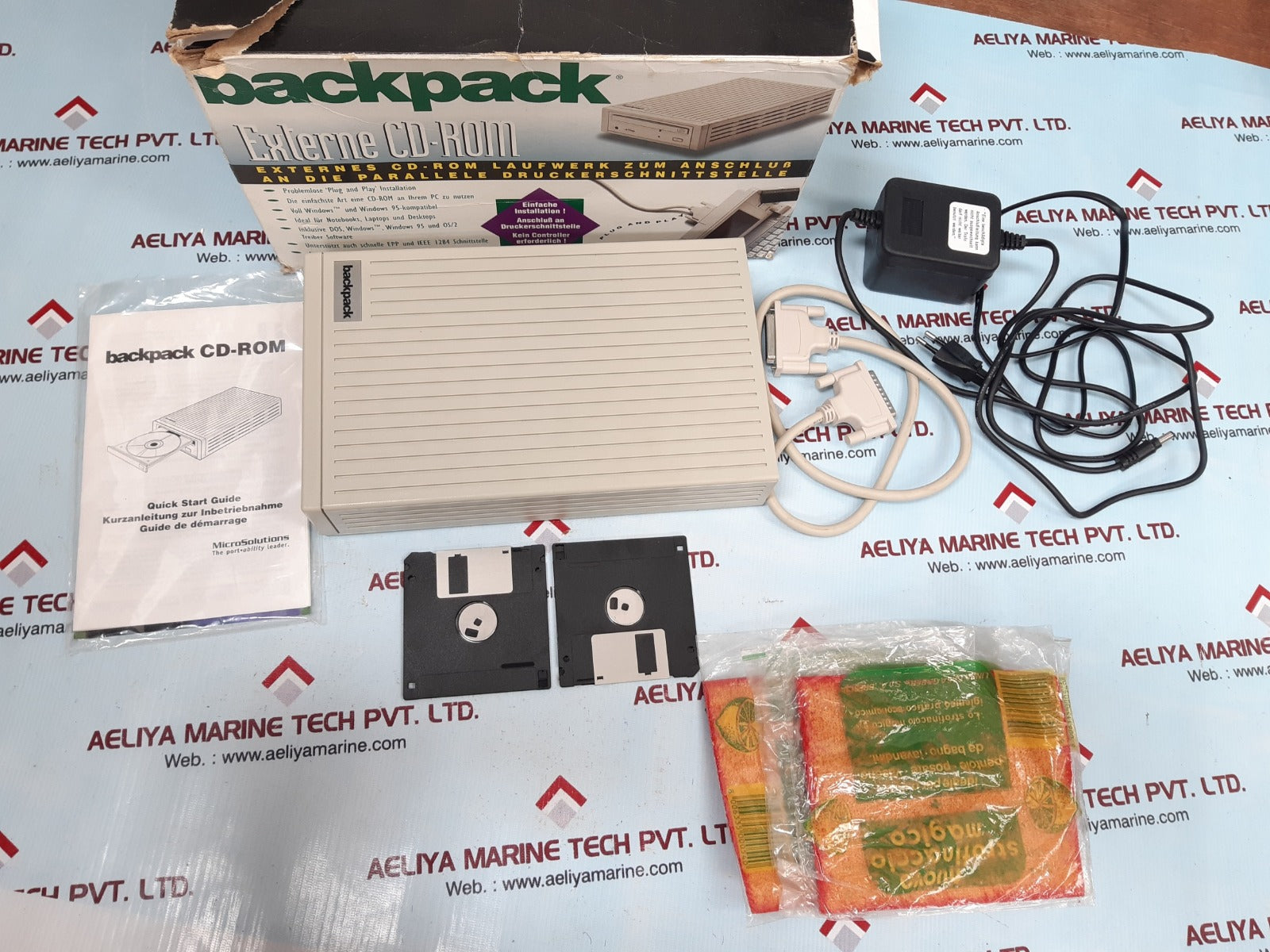 Micro solutions 166000 (8x) backpack externe cd-rom