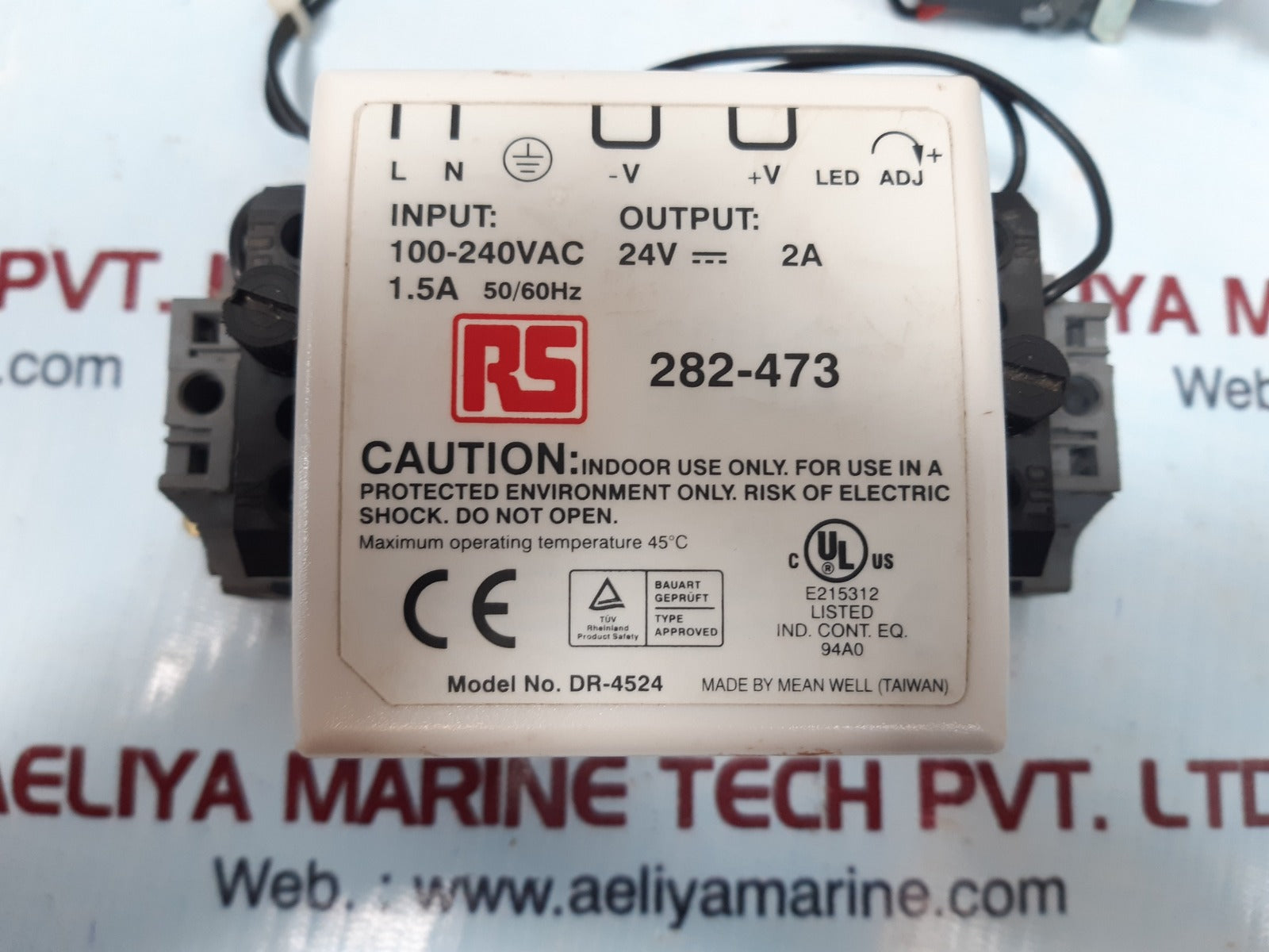 Mean well dr-4524 power supply 100-240vac