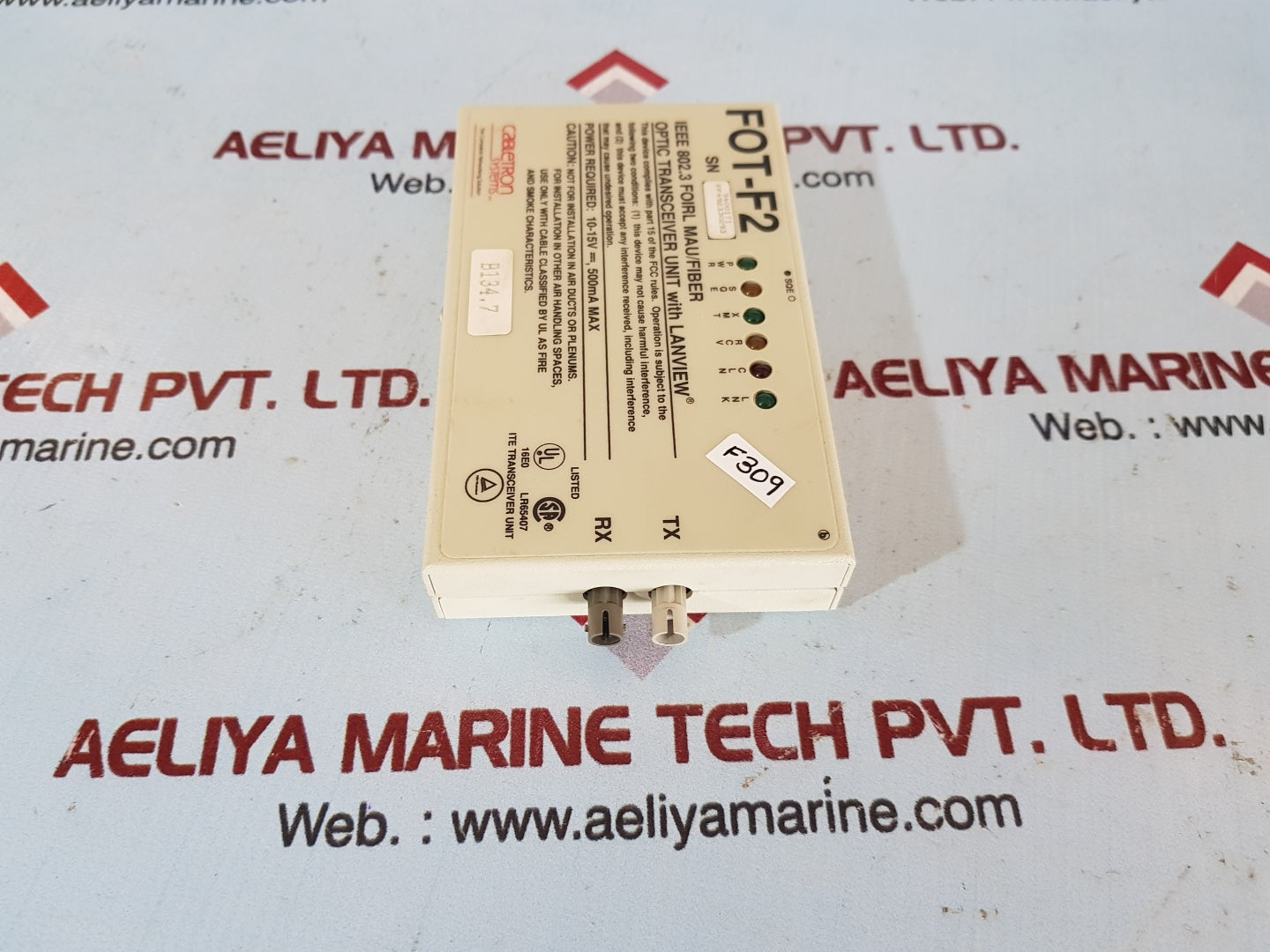 Cabletron fot-f2 optic transceiver unit