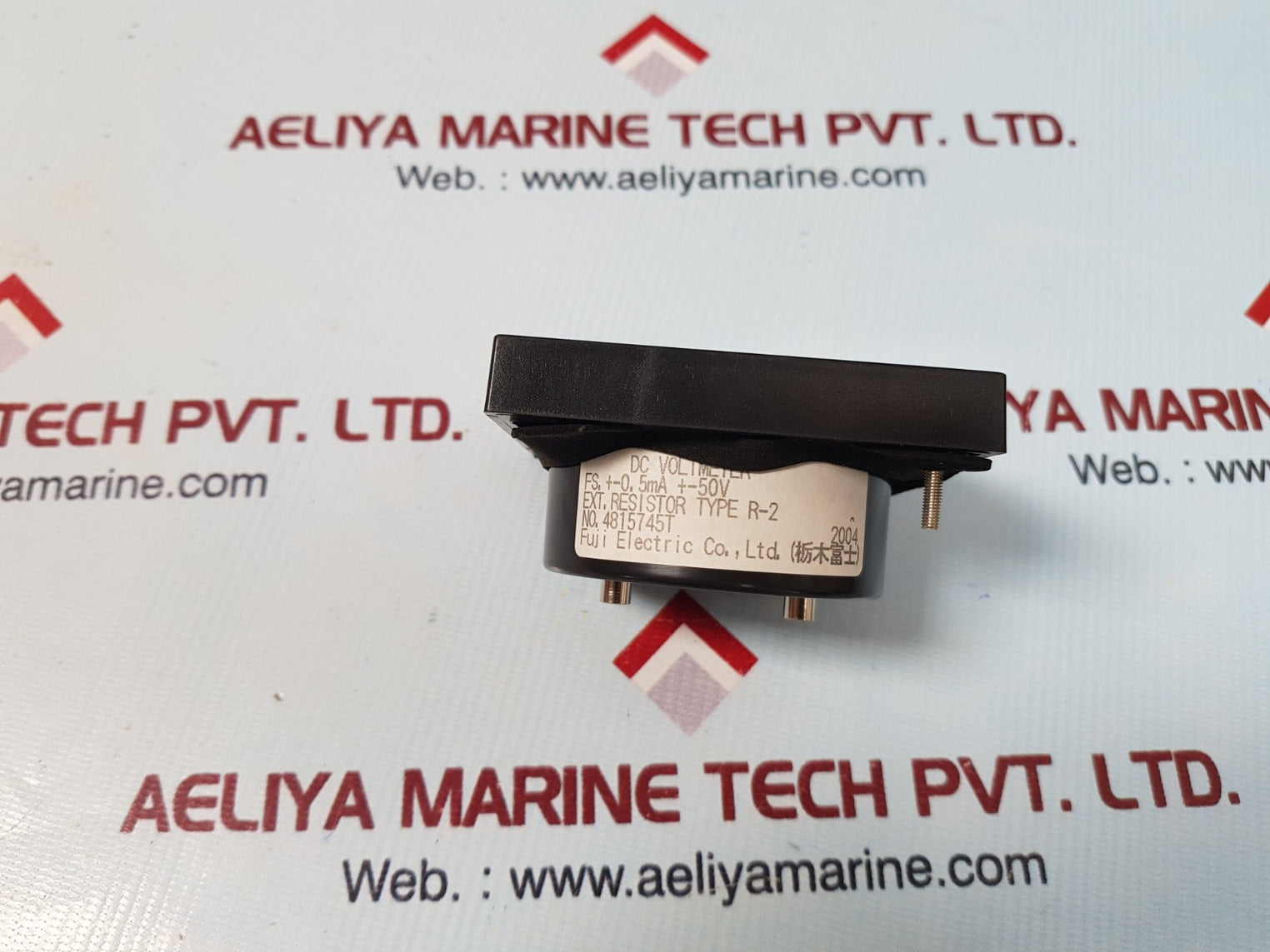 Fuji fm-80 dc voltmeter with fuji r-2 resistor