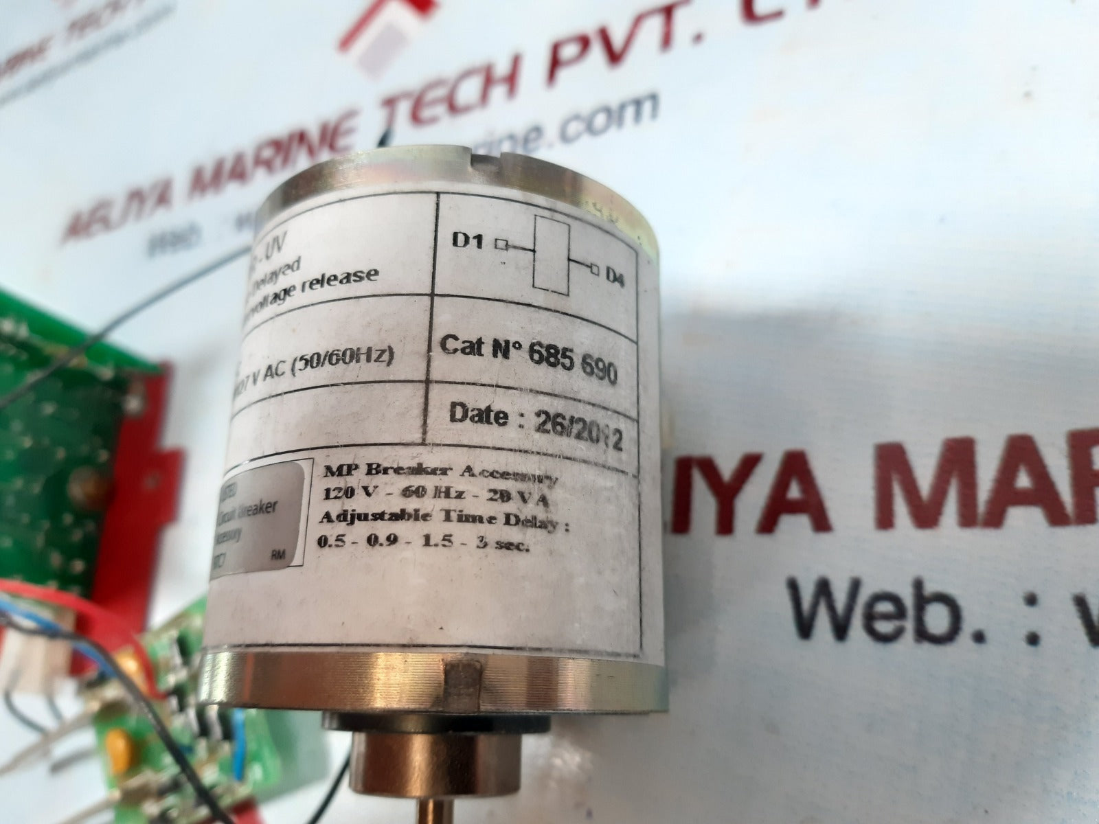 Schneider mnr-uv time undervoltage delayed coil