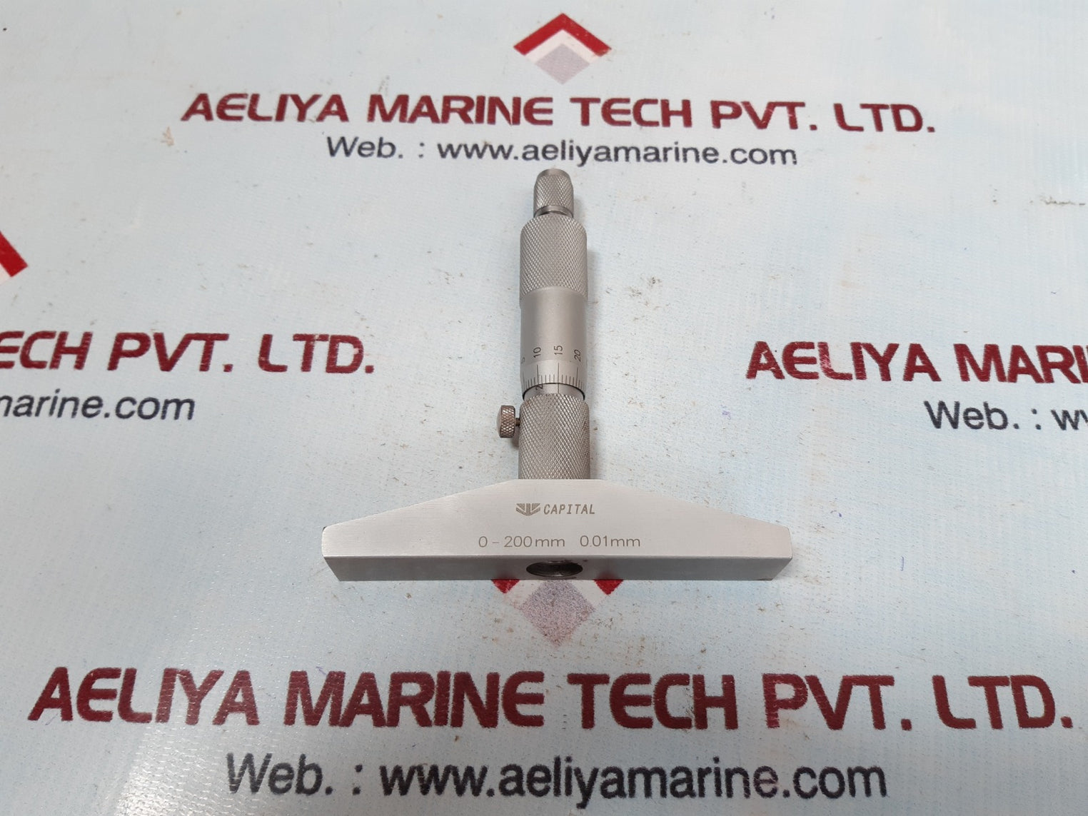 Capital depth micrometer 0-200mm  0.01mm