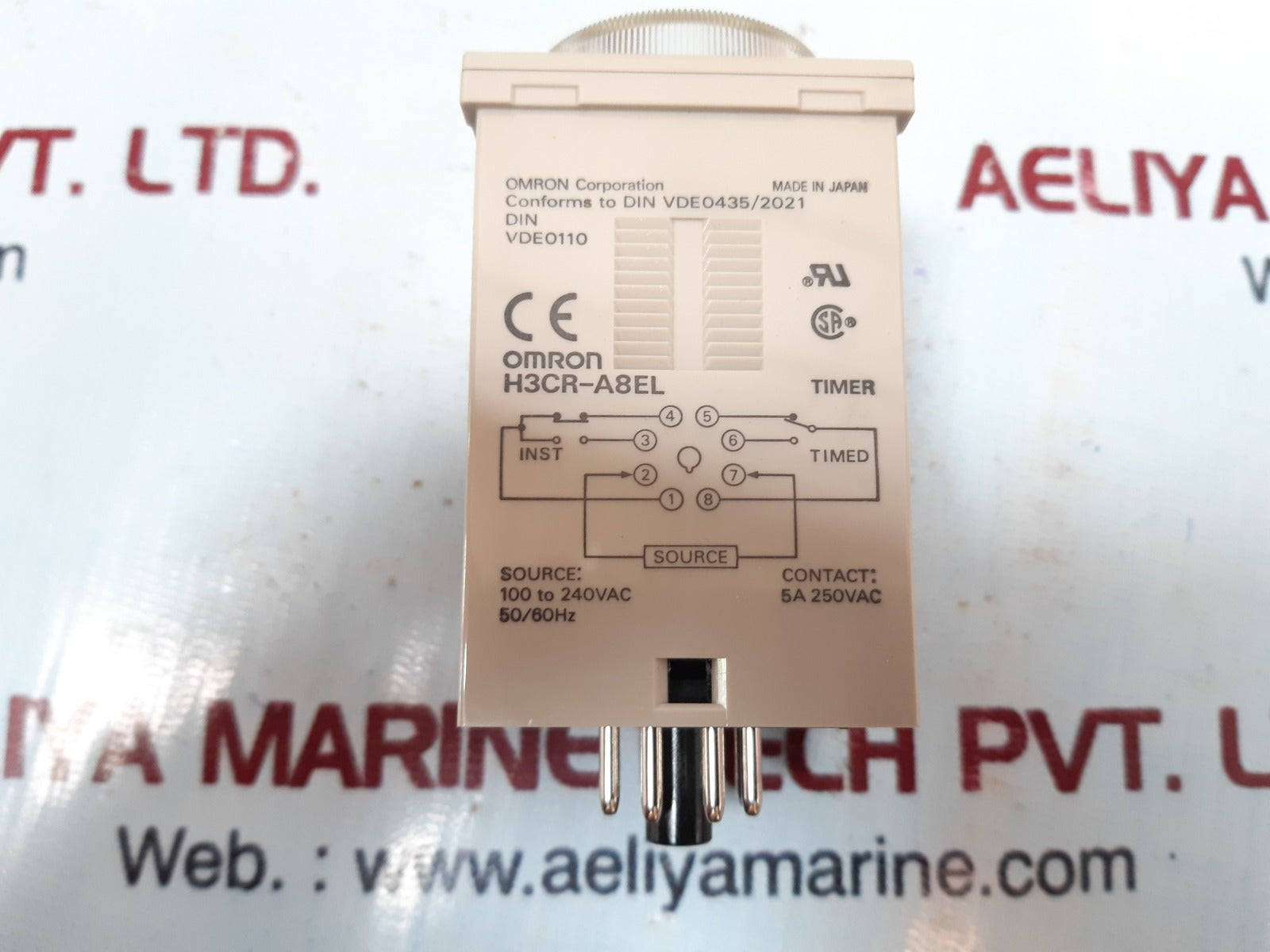 Omron h3cr-a8el time relay 100 to 240vac