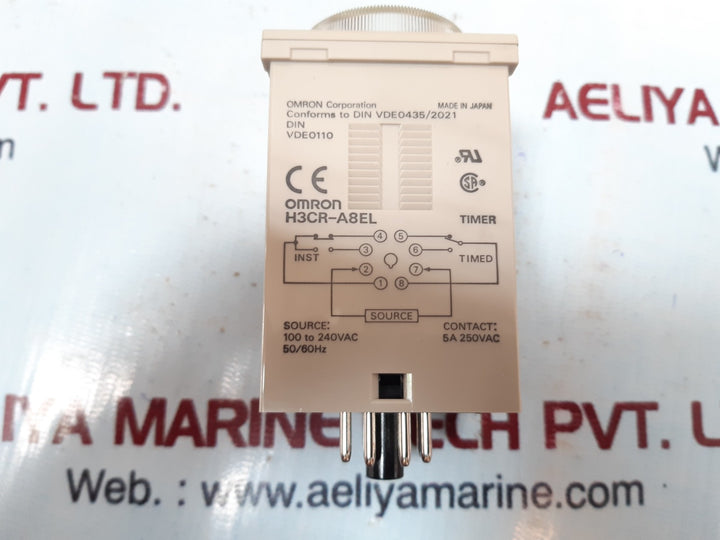 Omron h3cr-a8el time relay 100 to 240vac